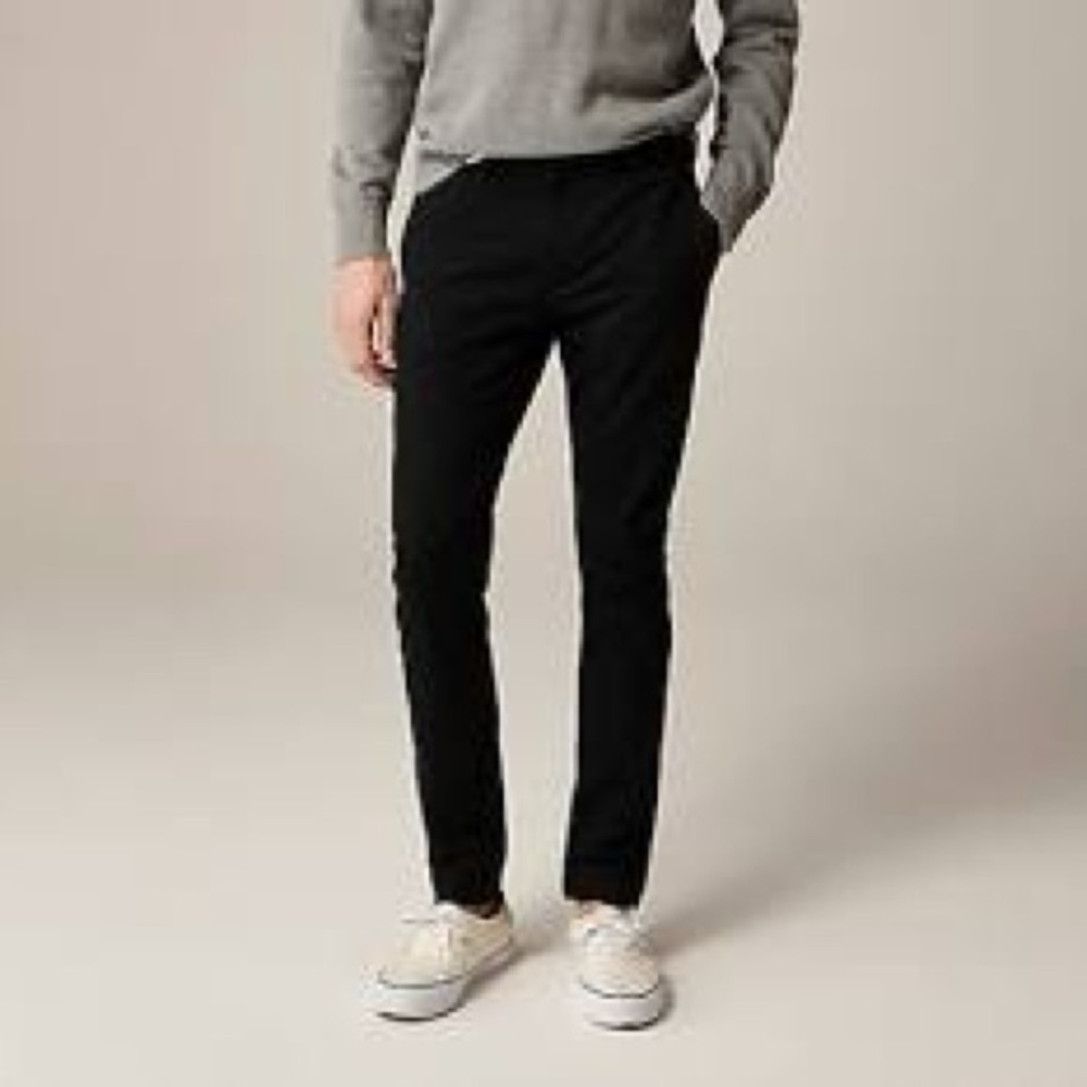 J. Crew Factory Men’s Slim Straight Chino Pant Black 35'x32" New with Tags (NWT)